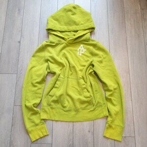 Abercrombie Y2k Vintage Lime Green Hoodie